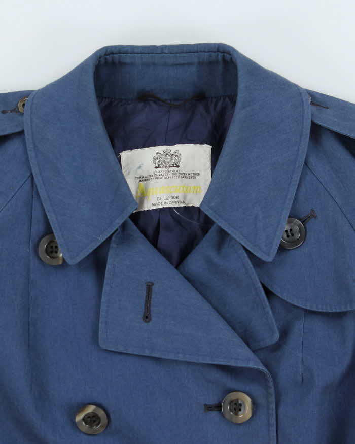 Vintage 80s Aquascutumn Trench Coat - L