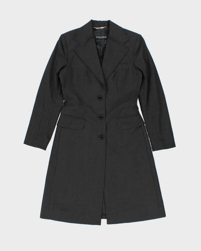Vintage Dolce & Gabbana Longline Wool Suit Jacket - S
