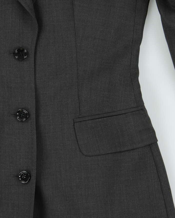 Vintage Dolce &amp; Gabbana Longline Wool Suit Jacket - S