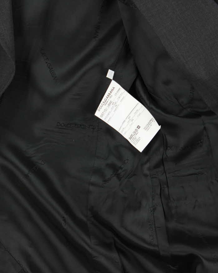 Vintage Dolce &amp; Gabbana Longline Wool Suit Jacket - S