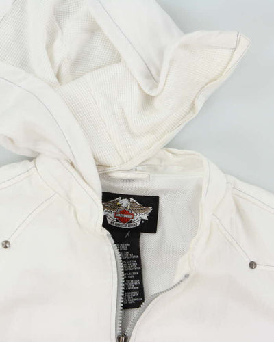 Vintage Y2k 00s Harley Davidson Lightweight Embroidered Jacket - S