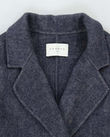 Sandro Wool Double Breasted Coat - S