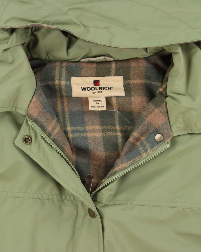 Woolrich Waterproof Hooded Wool Lined Jacket - XL