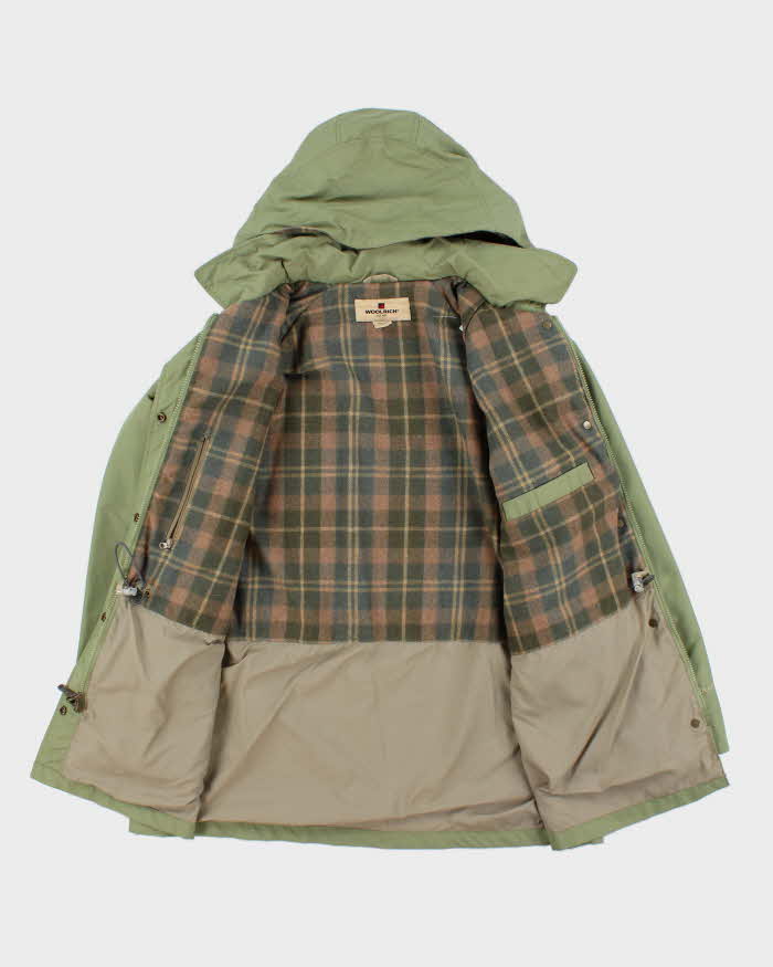 Woolrich Waterproof Hooded Wool Lined Jacket - XL