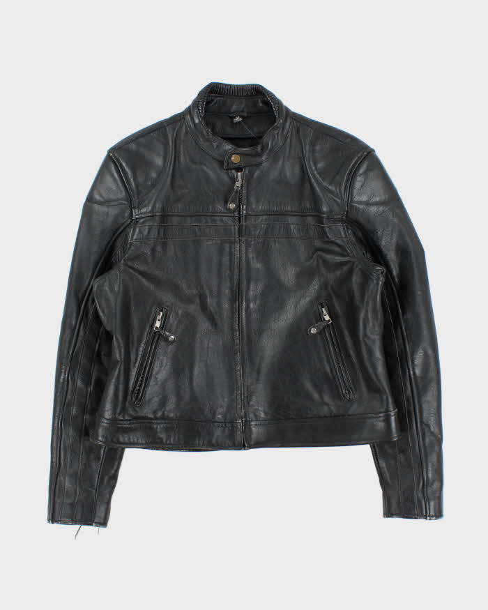 Vintage First Leather Motorcycle Jacket - L