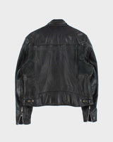 Vintage First Leather Motorcycle Jacket - L
