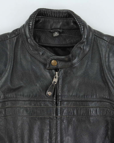 Vintage First Leather Motorcycle Jacket - L