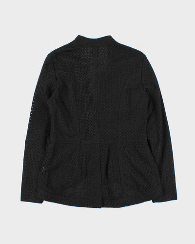 Vera Wang Lace Silk Lined Blazer Jacket - M