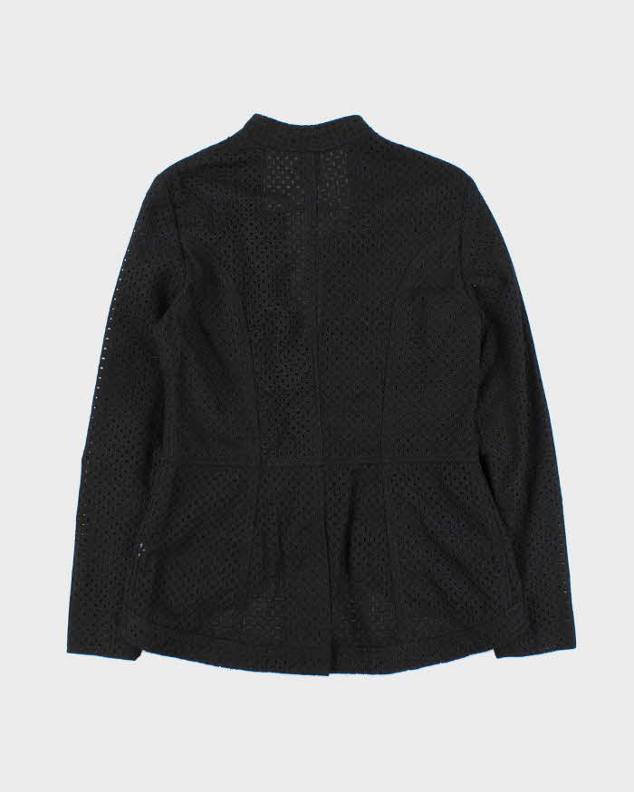 Vera Wang Lace Silk Lined Blazer Jacket - M