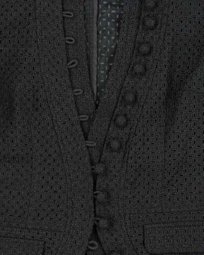 Vera Wang Lace Silk Lined Blazer Jacket - M