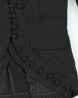 Vera Wang Lace Silk Lined Blazer Jacket - M