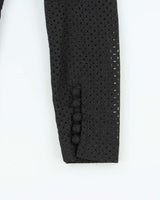 Vera Wang Lace Silk Lined Blazer Jacket - M