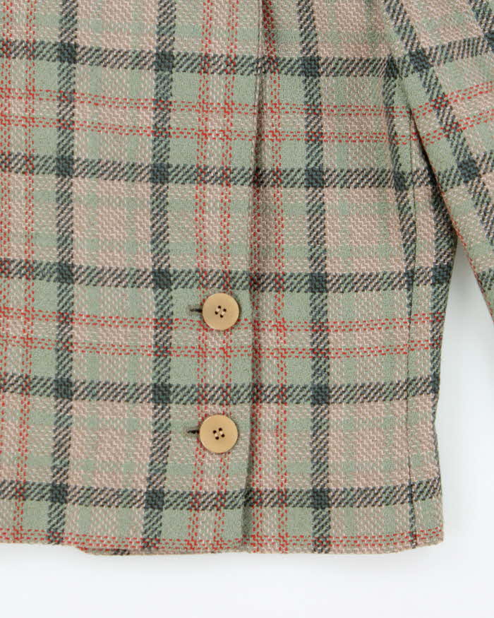 Vintage 90s Georgio Armani Wool Cropped Blazer Jacket - M