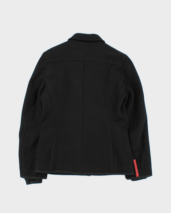Vintage Prada Wool Zip-up Jacket - S