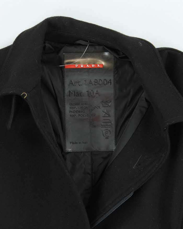 Vintage Prada Wool Zip-up Jacket - S