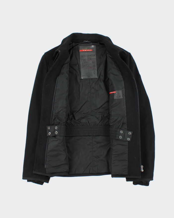 Vintage Prada Wool Zip-up Jacket - S