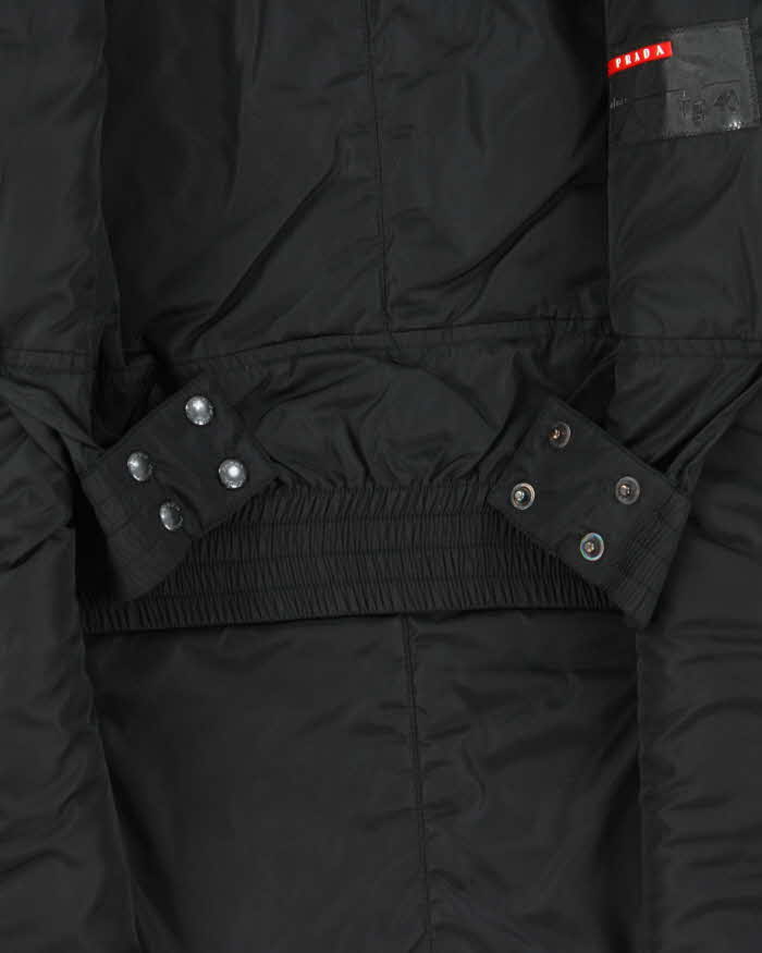 Vintage Prada Wool Zip-up Jacket - S