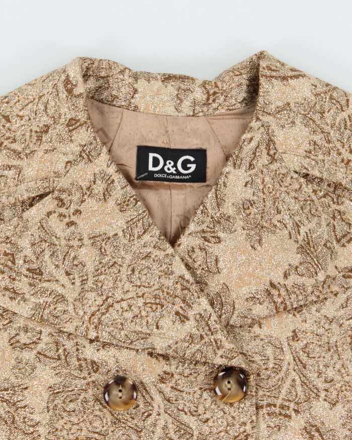 Vintage Dolce &amp; Gabbana Brocade Jacket - M