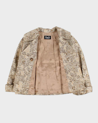 Vintage Dolce & Gabbana Brocade Jacket - M