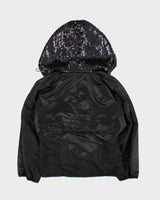 Vintage Prada Sequin Hood Bomber Jacket - S