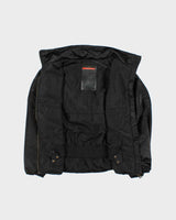 Vintage Prada Sequin Hood Bomber Jacket - S