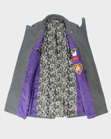 Vintage 00s Christian Lacroix Homme Double Breasted Wool Coat - L