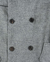 Vintage 00s Christian Lacroix Homme Double Breasted Wool Coat - L