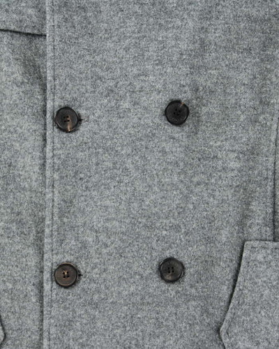Vintage 00s Christian Lacroix Homme Double Breasted Wool Coat -