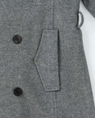 Vintage 00s Christian Lacroix Homme Double Breasted Wool Coat -