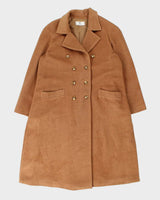Vintage 90s Valentino Miss V Double Breasted Wool Coat - L