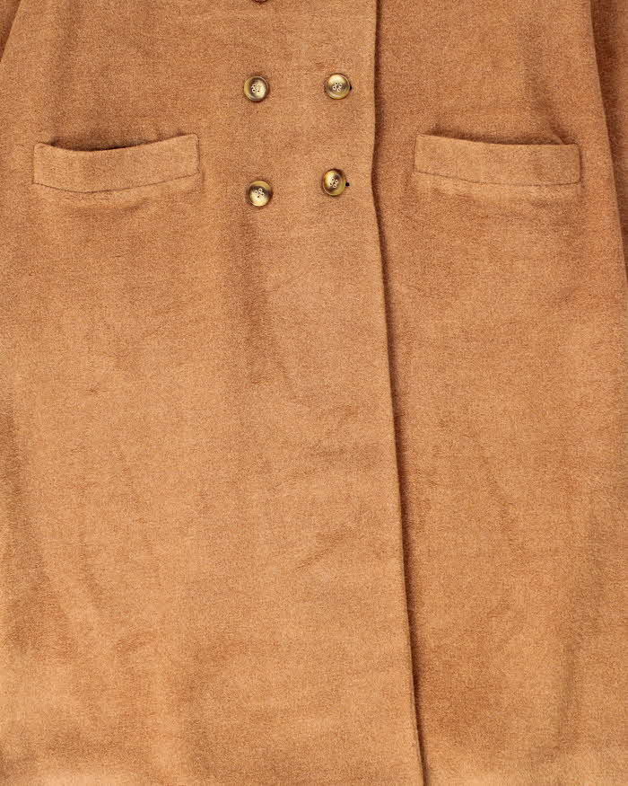 Vintage 90s Valentino Miss V Double Breasted Wool Coat - L