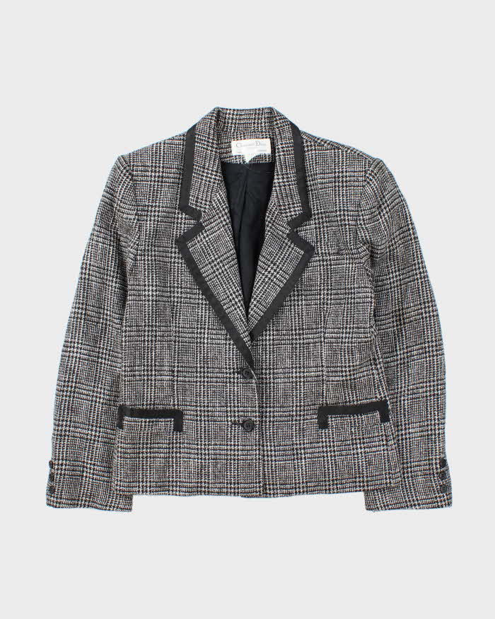 Vintage 80s Christian Dior Blazer Jacket - M