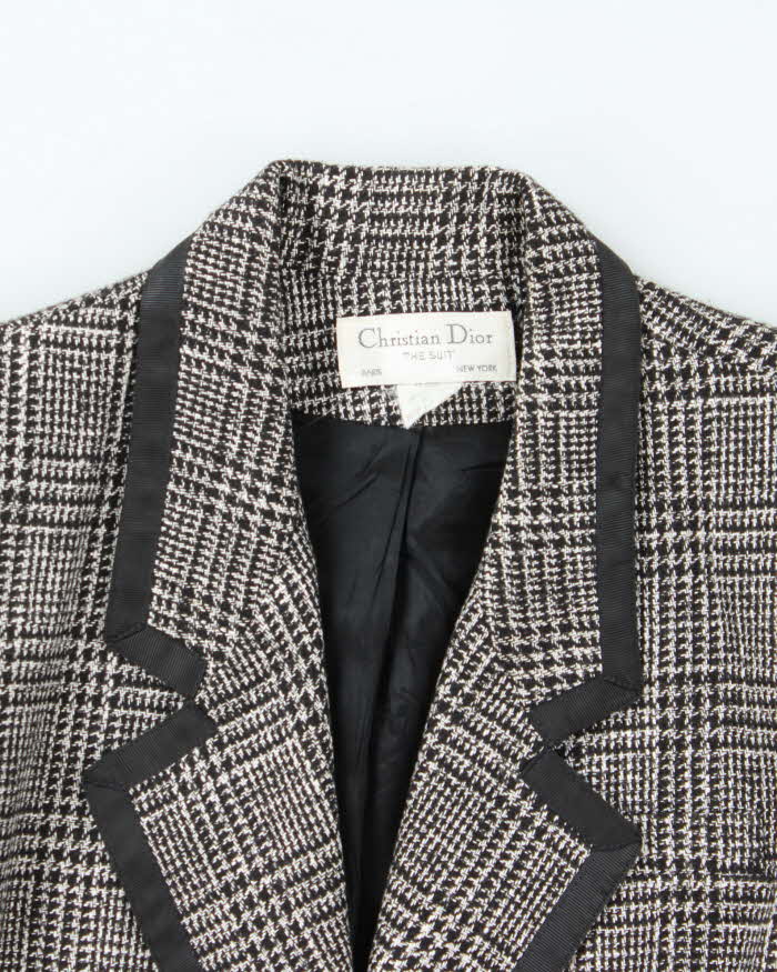 Vintage 80s Christian Dior Blazer Jacket - M