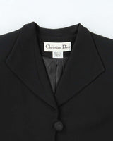 Vintage 80s Christian Dior Blazer Jacket - M