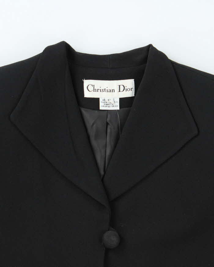 Vintage 80s Christian Dior Blazer Jacket - M