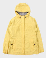 The North Face Butter Yellow Waterproof Hooded Jacket - M