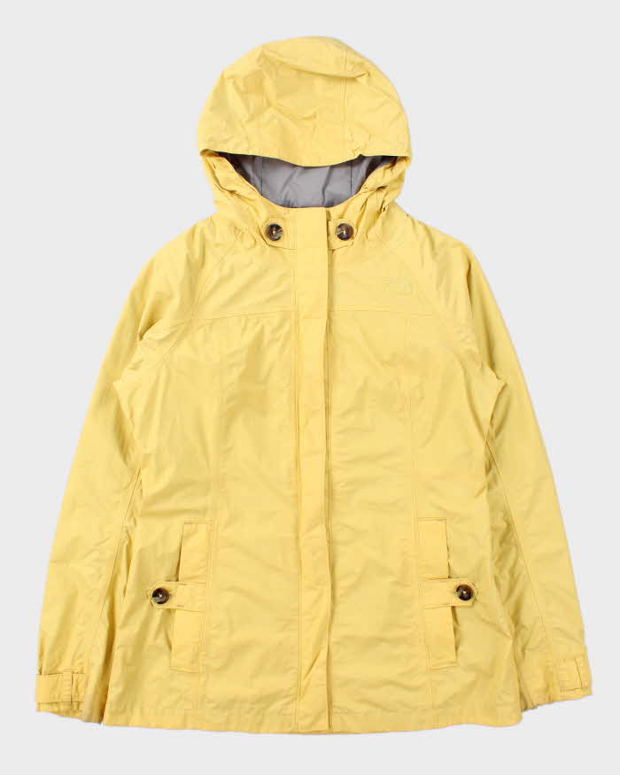 The North Face Butter Yellow Waterproof Hooded Jacket - M