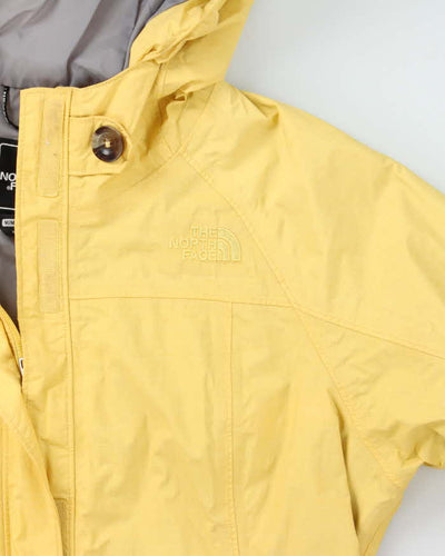 The North Face Butter Yellow Waterproof Hooded Jacket - M