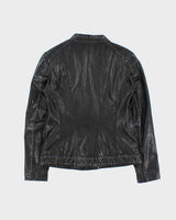 Vintage 00s Danier Studded Leather Biker Jacket - S