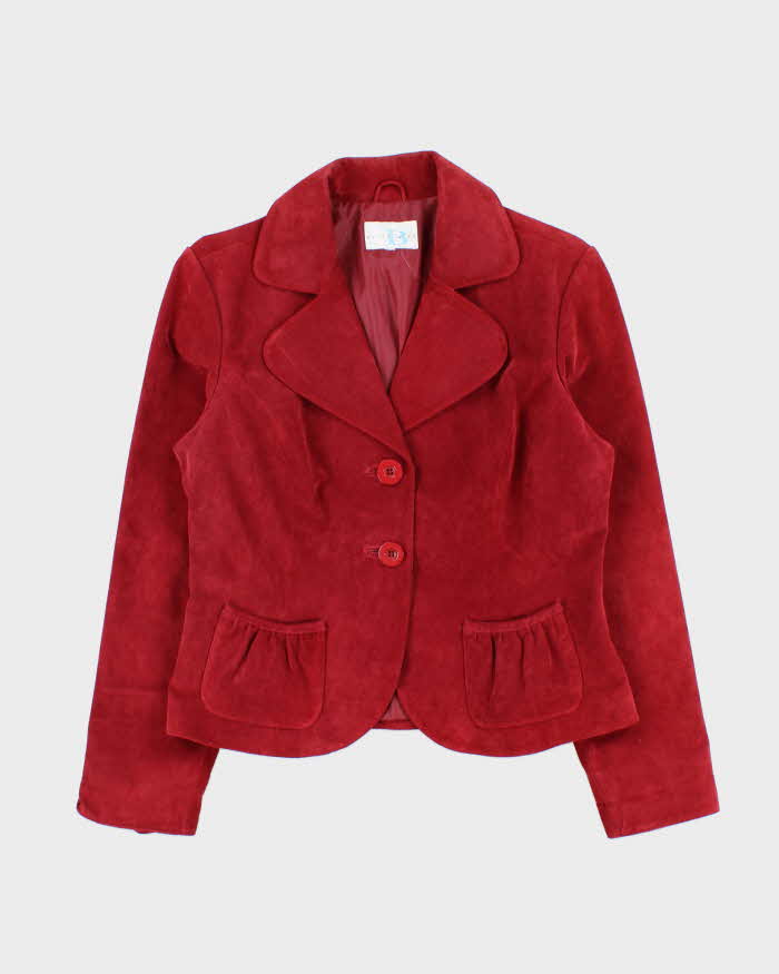 Vintage Alice Blue Suede Jacket - S