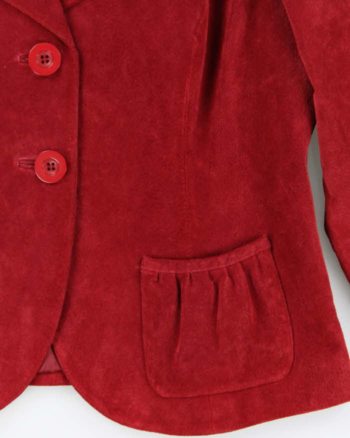 Vintage Alice Blue Suede Jacket - S
