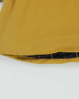 Vintage 90s Burberry Mustard Yellow Waterproof Oversized Mac - L