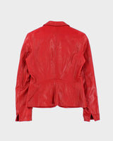 Vintage Danier Leather Blazer Jacket - S