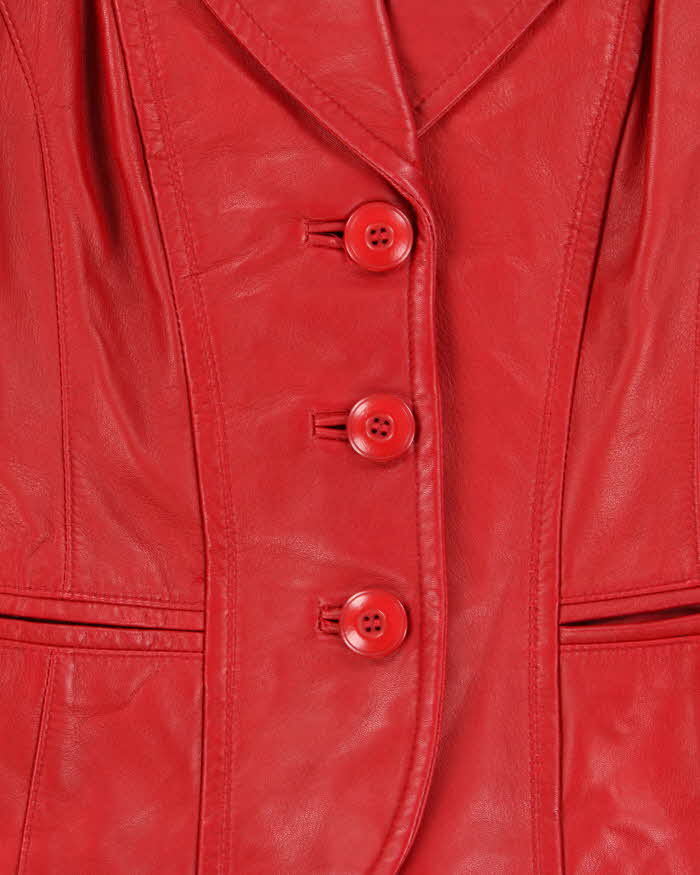 Vintage Danier Leather Blazer Jacket - S