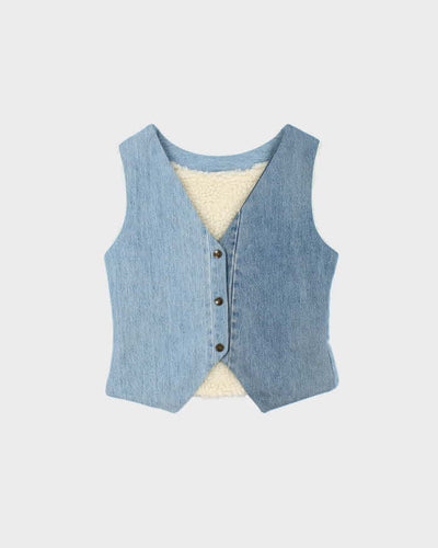 Rokit Originals Denver Denim Waistcoat - S