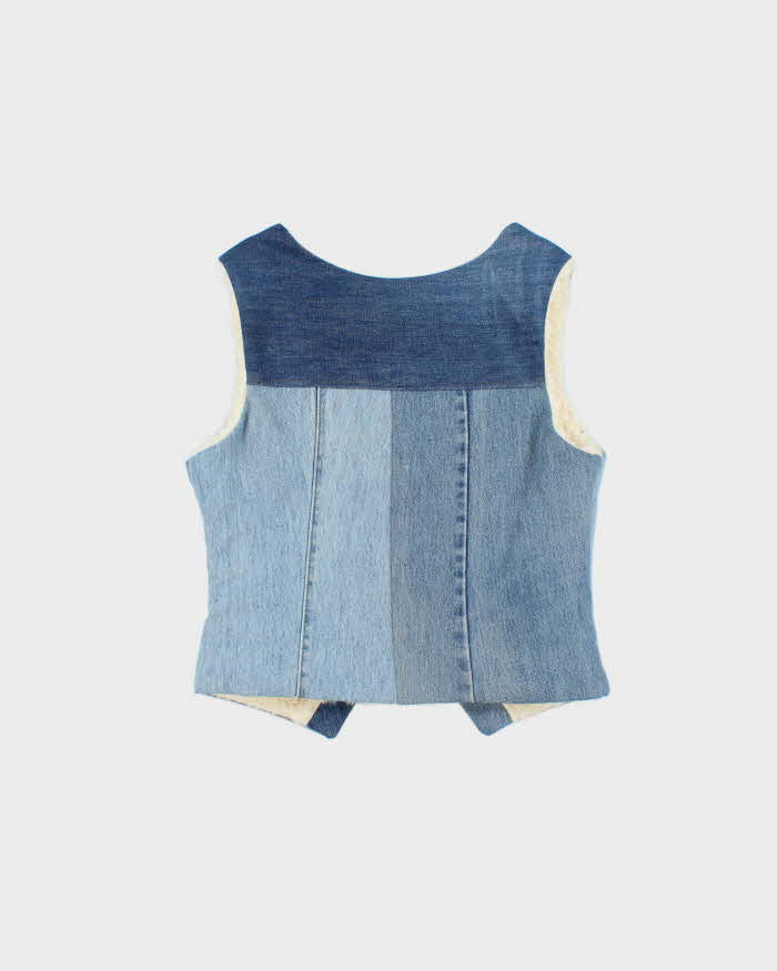 Rokit Originals Denver Denim Waistcoat - S