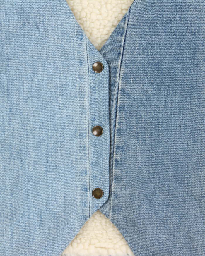 Rokit Originals Denver Denim Waistcoat - S