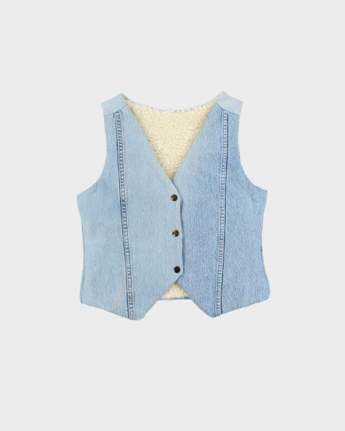 Rokit Originals Denver Denim Waistcoat - M