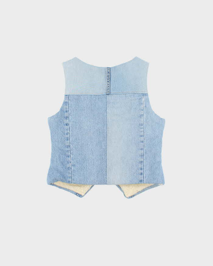 Rokit Originals Denver Denim Waistcoat - M