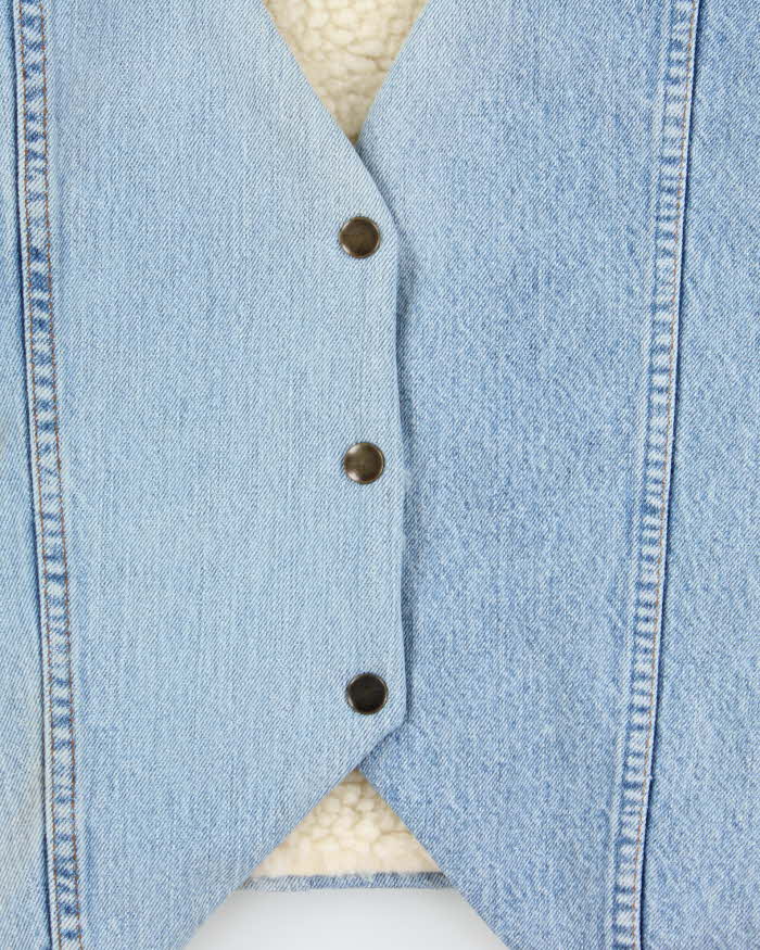 Rokit Originals Denver Denim Waistcoat - M